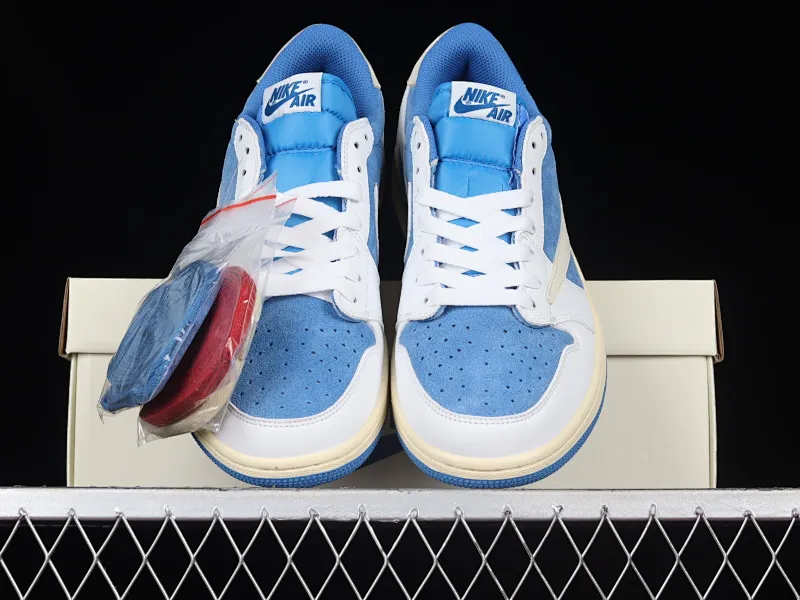 All categories Air Jordan Jordan series basketball shoes Air Jordan 1 Low Travis Scott x Jordan 1 low AJ 1 OG Barb Anti-Hook Ghostface Low CQ4277-212
